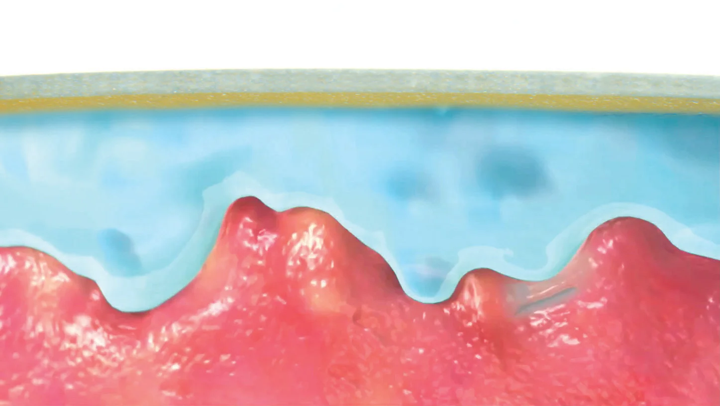 Un primer plano de una pintura