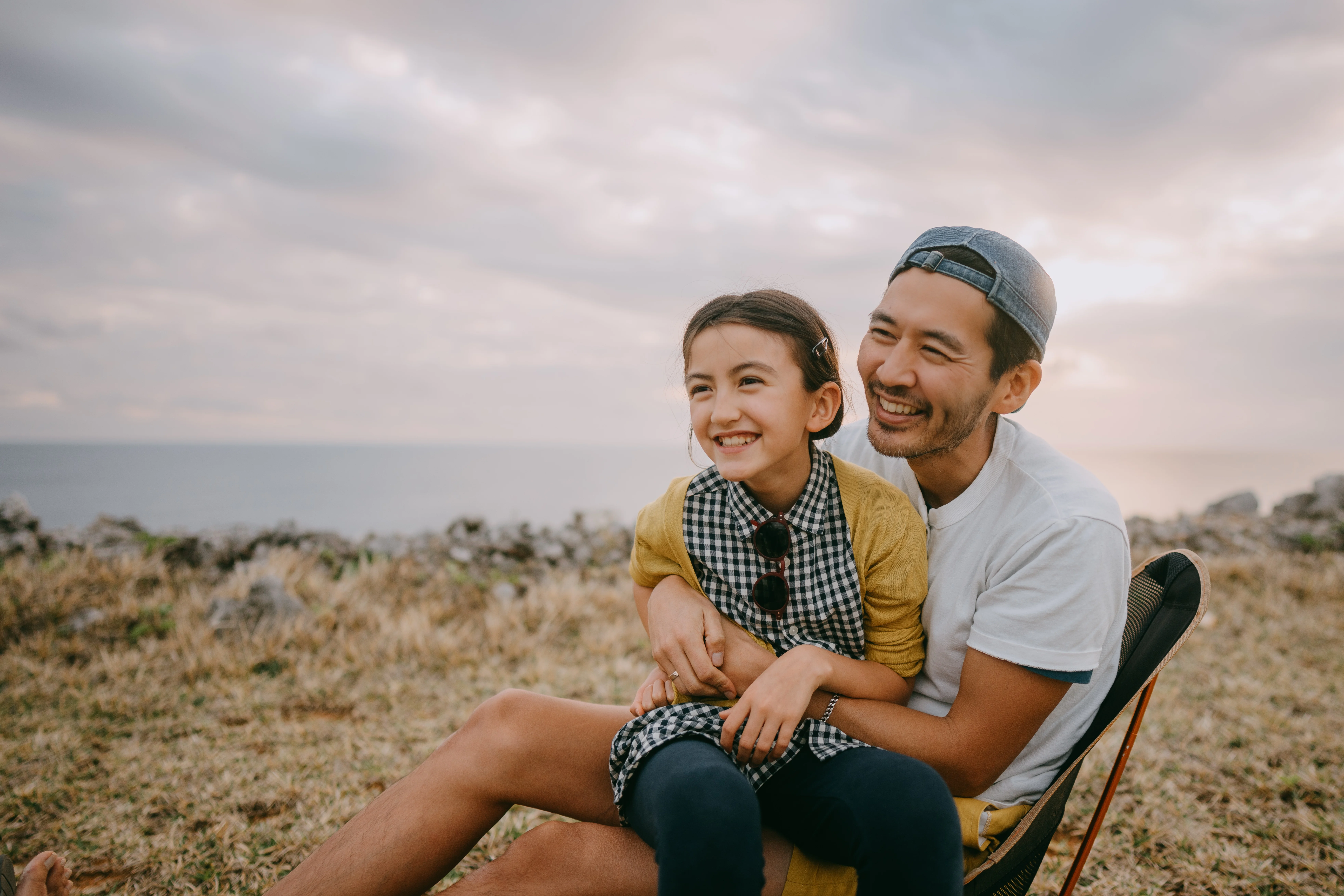 Woman running on beach